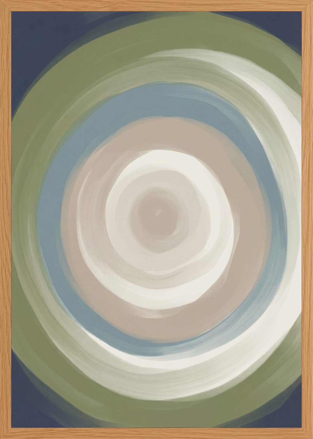 Poster in oak frame