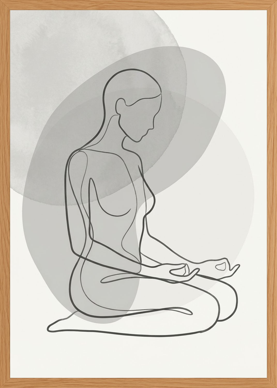 Poster in oak frame