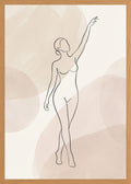 Poster in oak frame