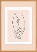 Poster in oak frame