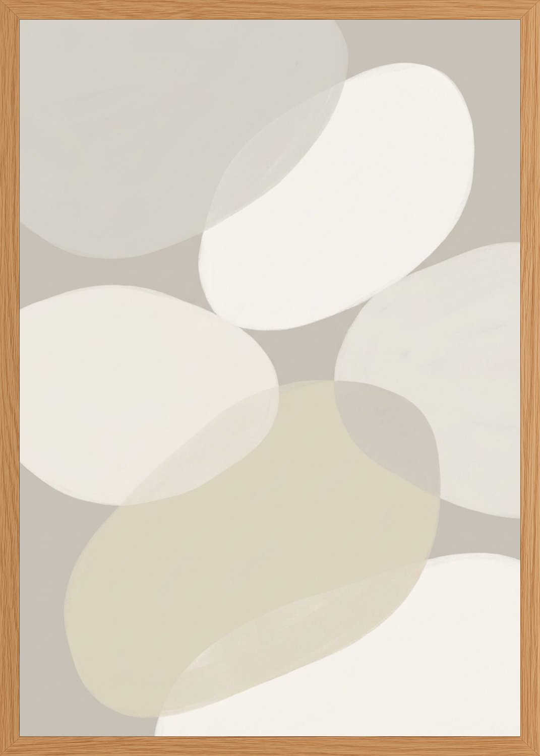 Poster in oak frame