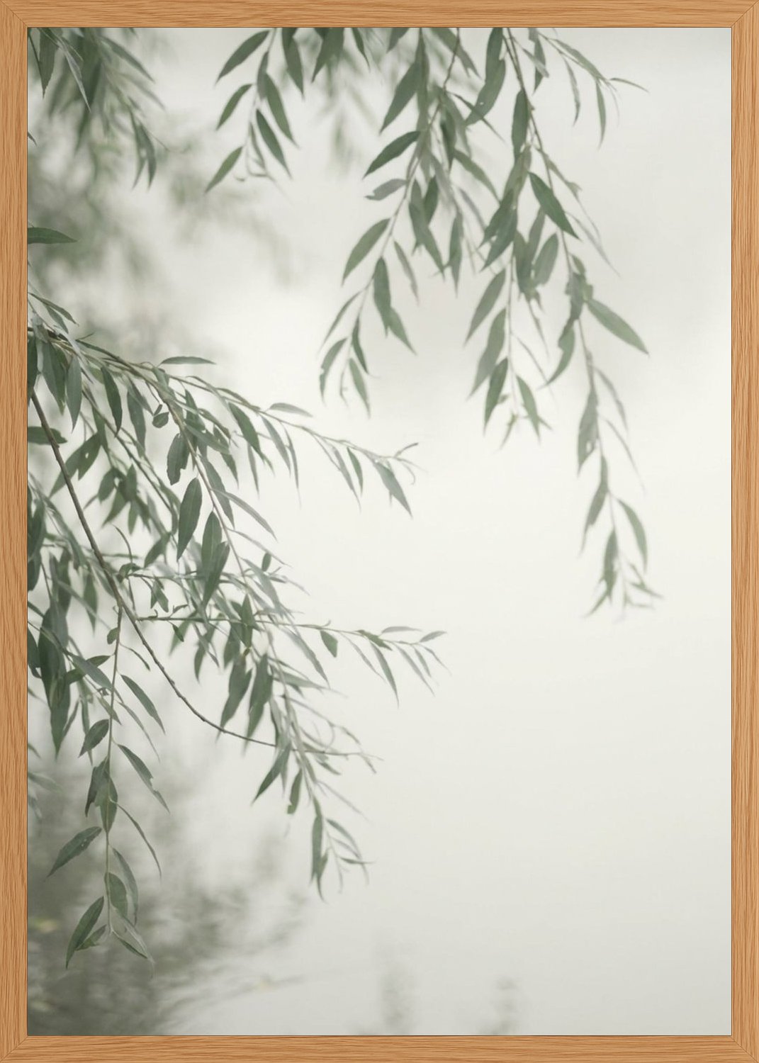 Poster in oak frame