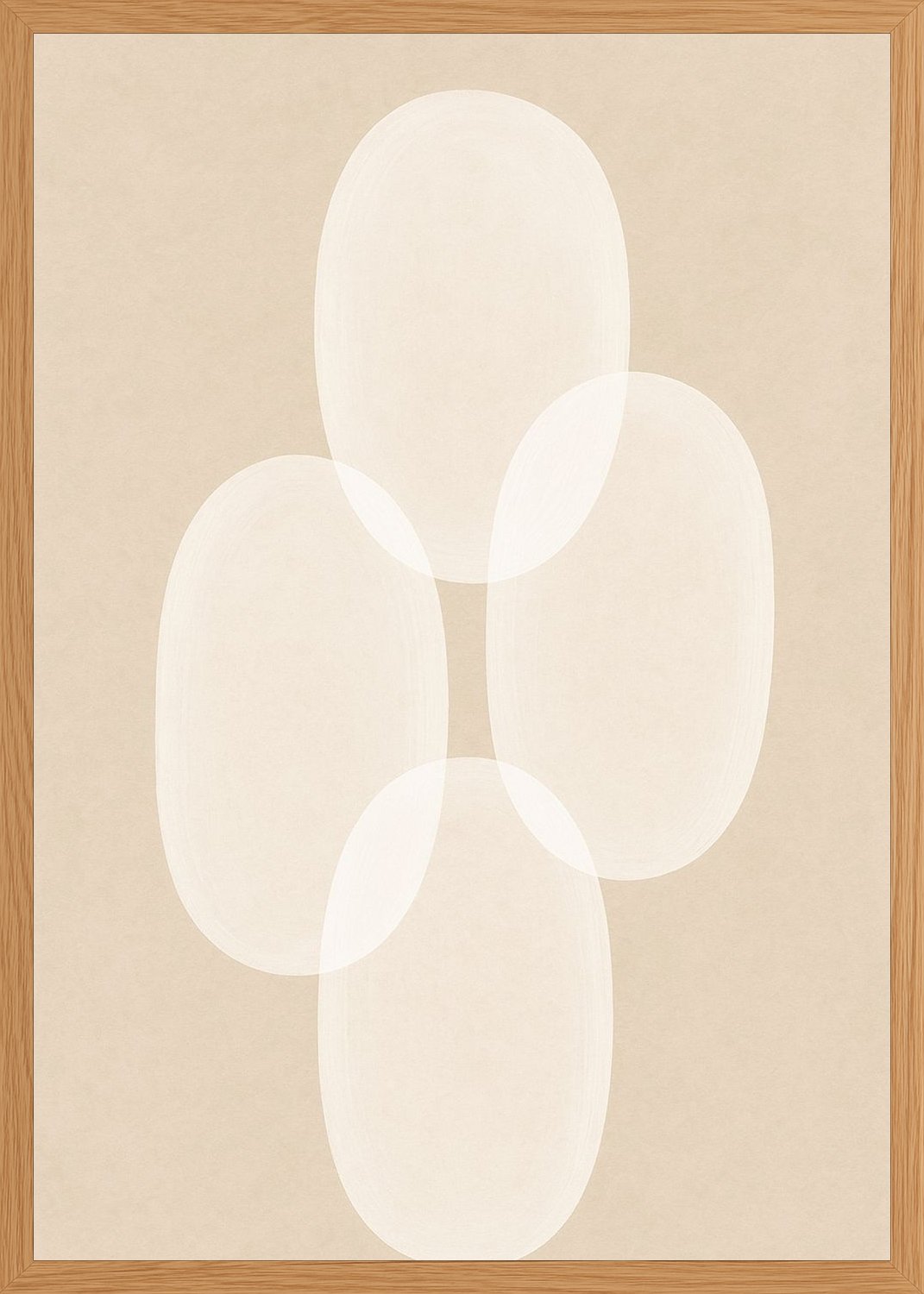 Poster in oak frame