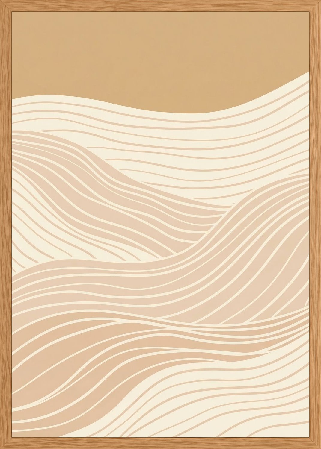 Poster in oak frame