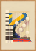 Poster in oak frame