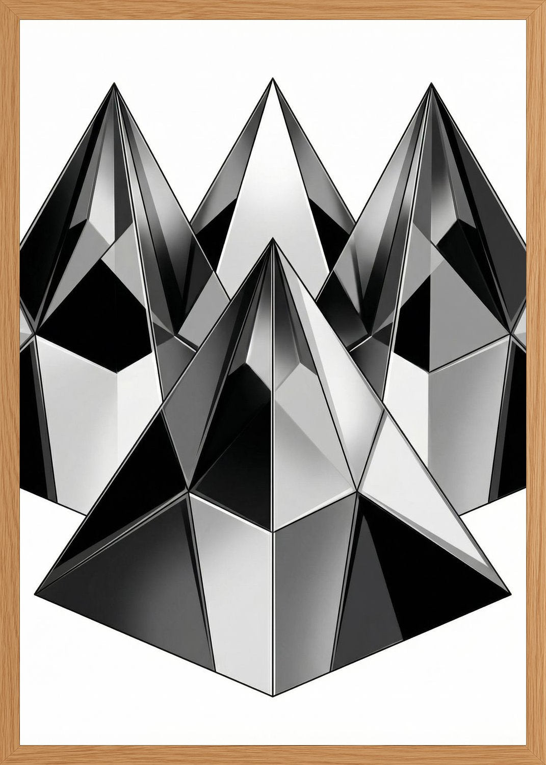 Poster in oak frame