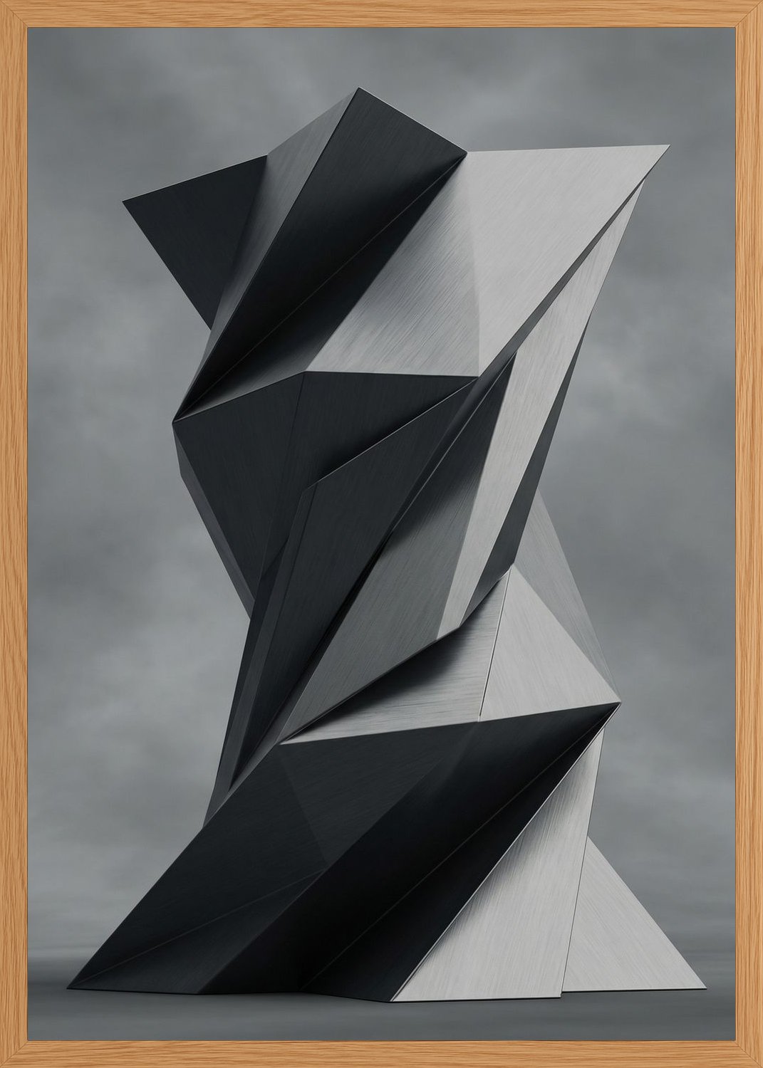 Poster in oak frame
