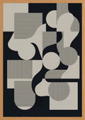 Poster in oak frame