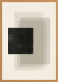 Poster in oak frame