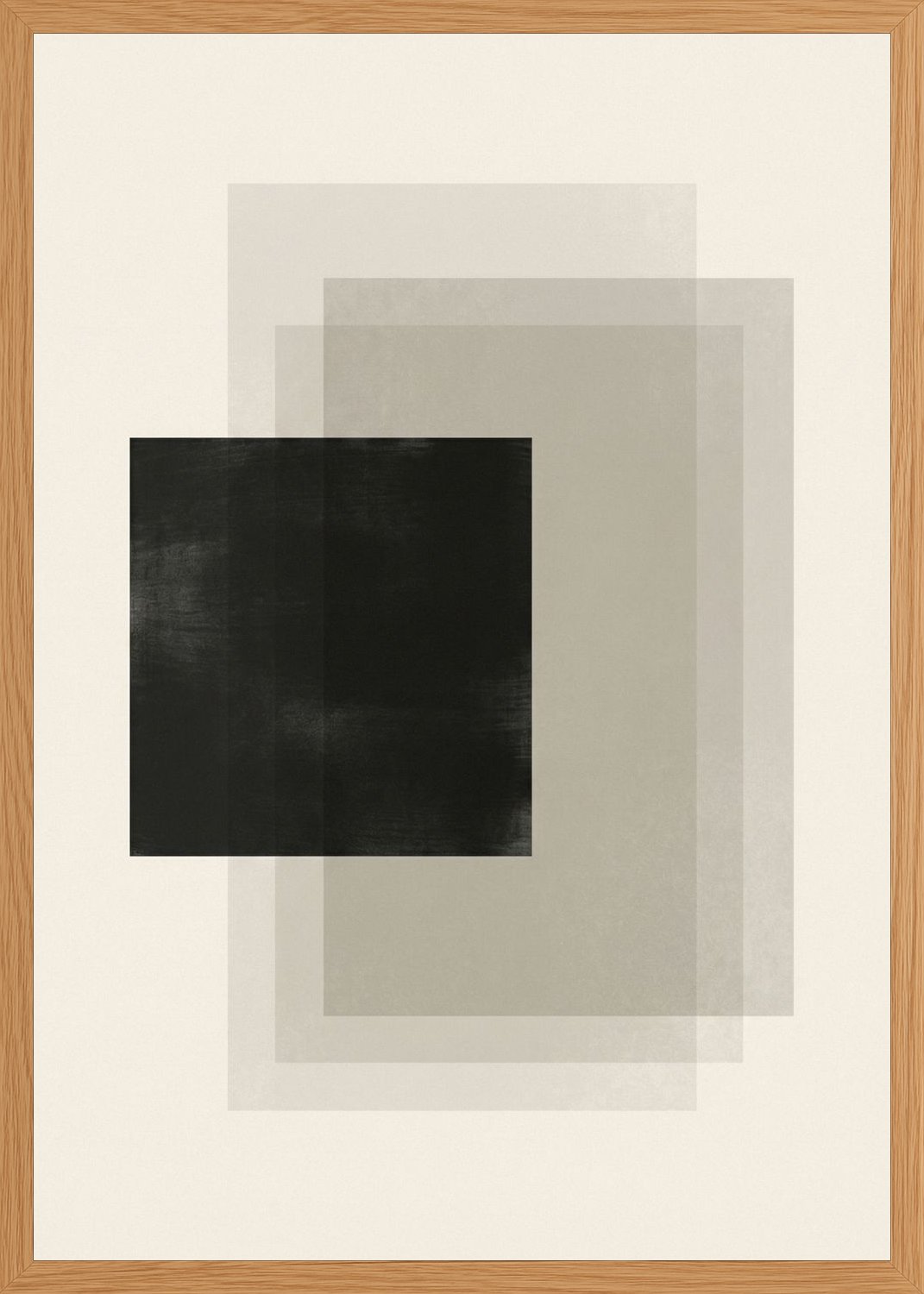 Poster in oak frame