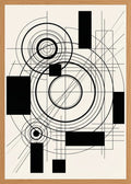 Poster in oak frame