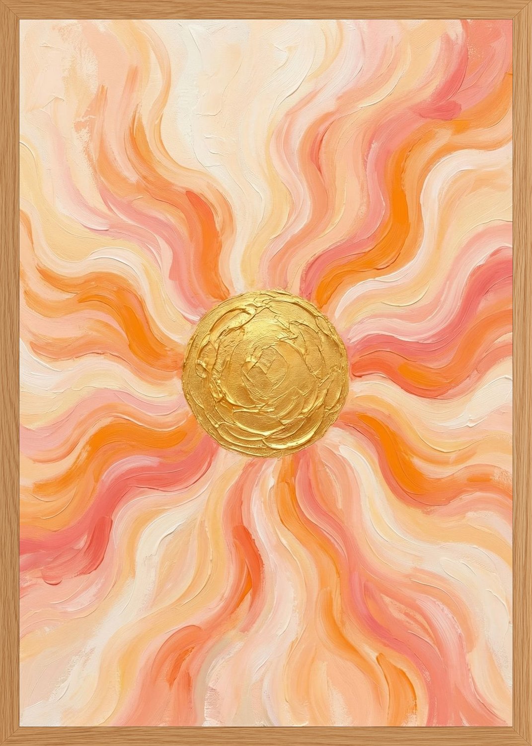 Poster in oak frame