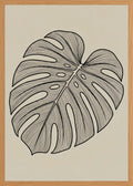Poster in oak frame
