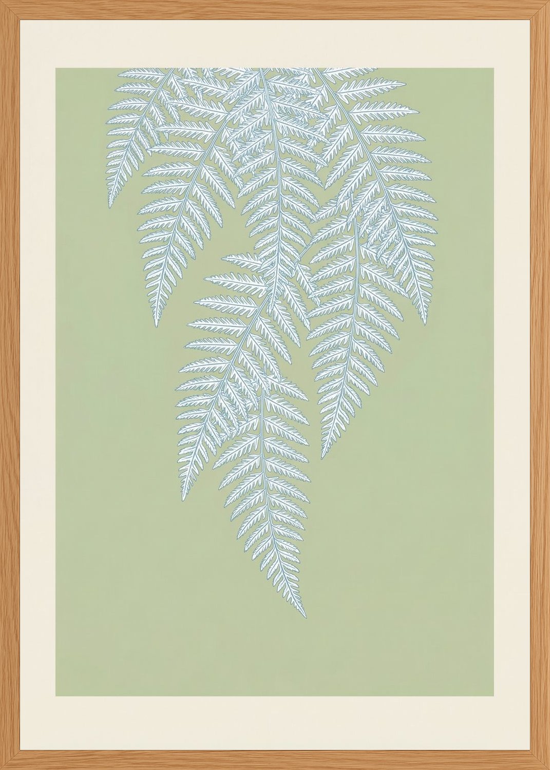 Poster in oak frame
