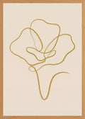 Poster in oak frame