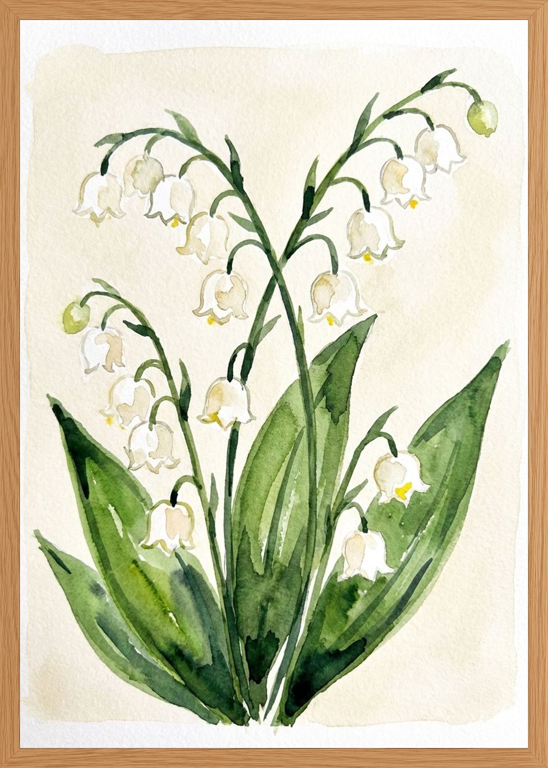 Poster in oak frame