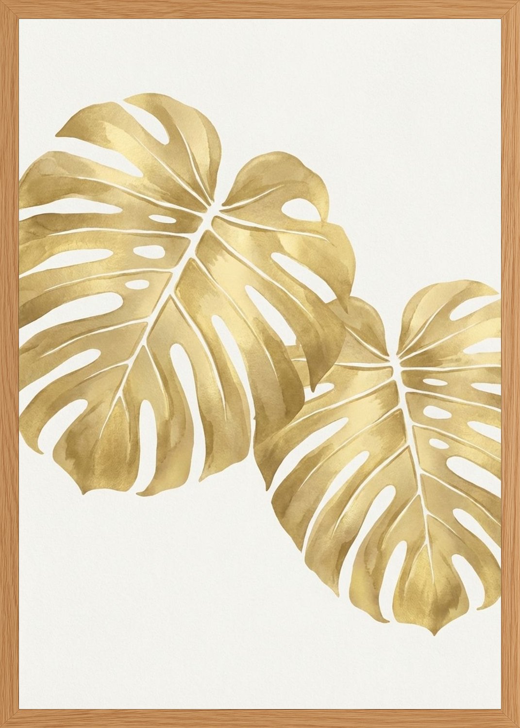 Poster in oak frame