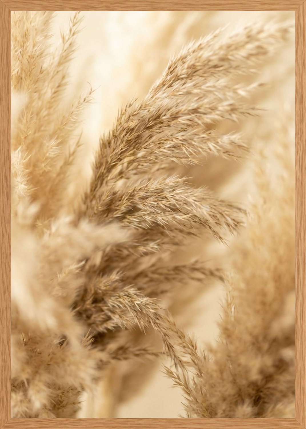Poster in oak frame