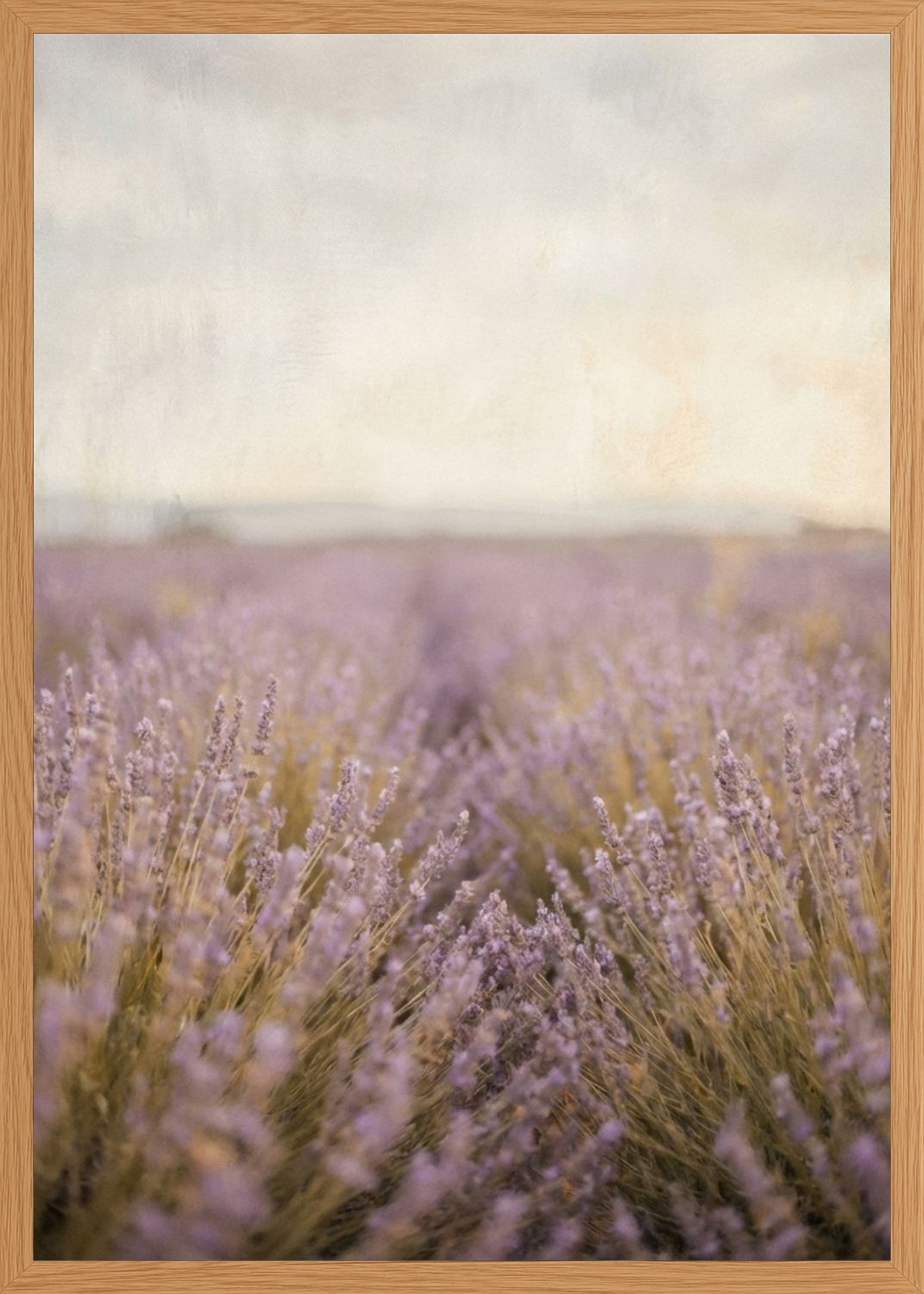 Poster in oak frame
