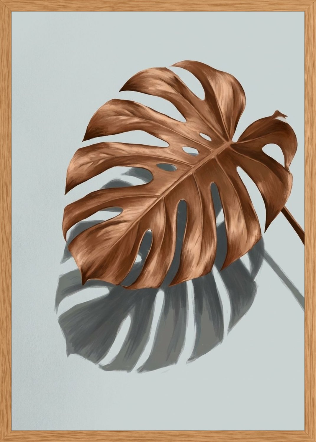 Poster in oak frame