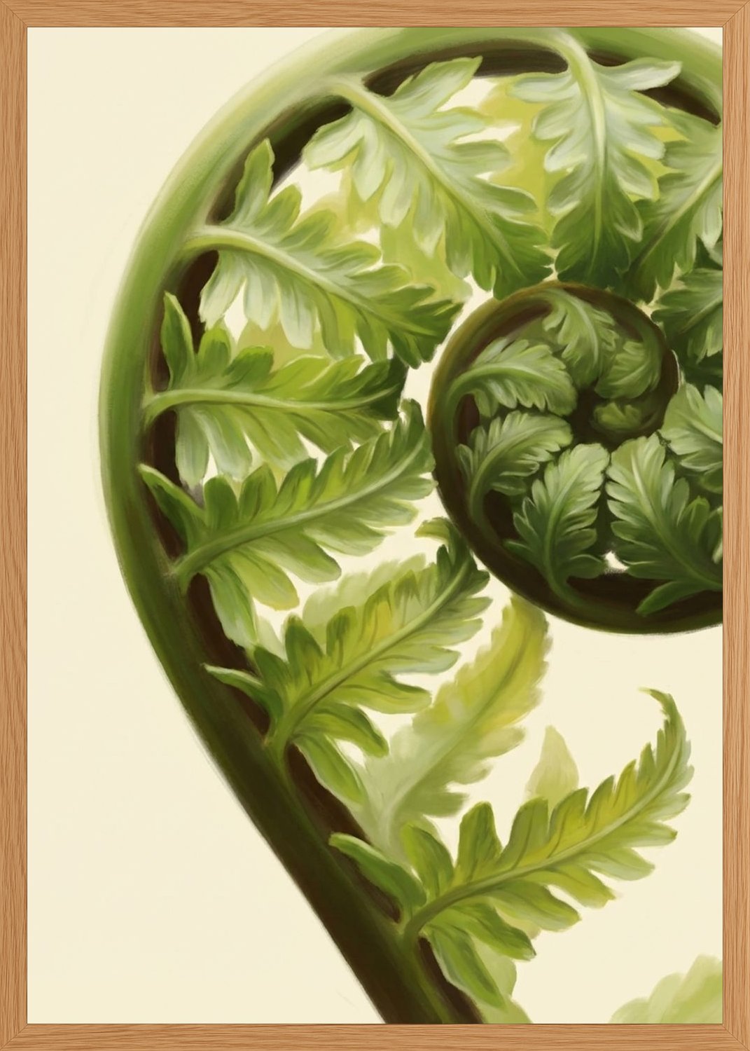 Poster in oak frame