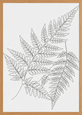 Poster in oak frame