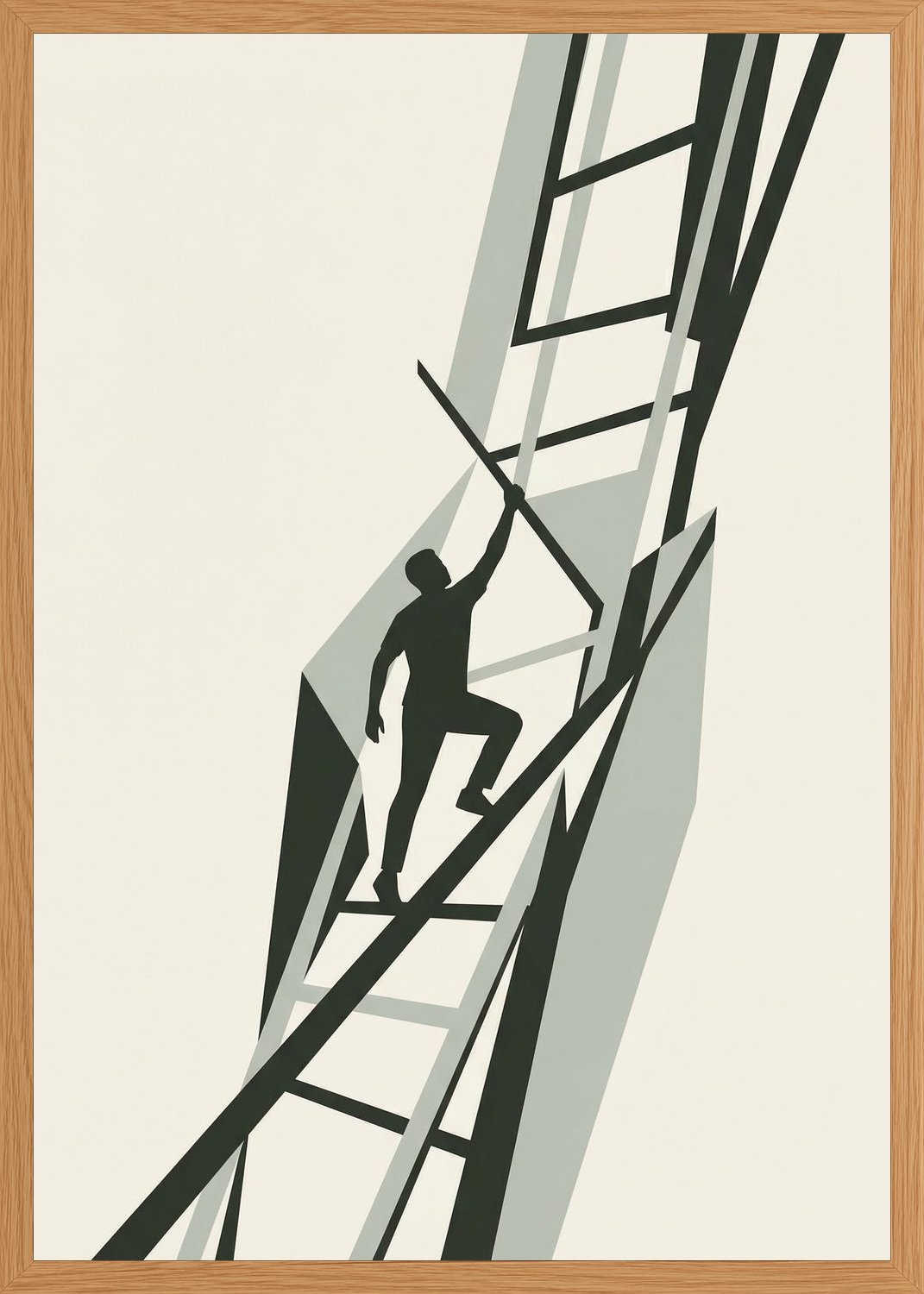 Poster in oak frame