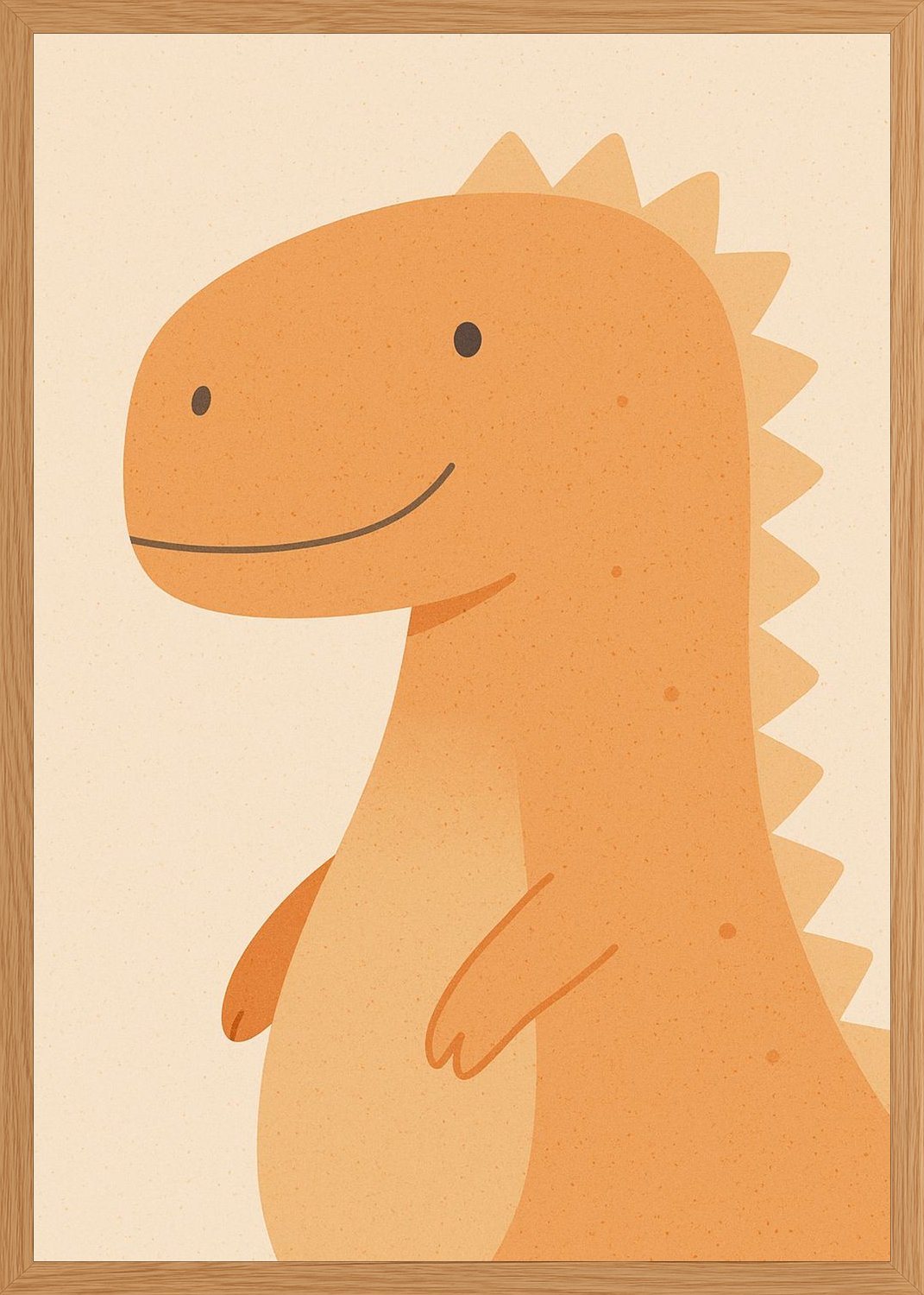 Poster in oak frame