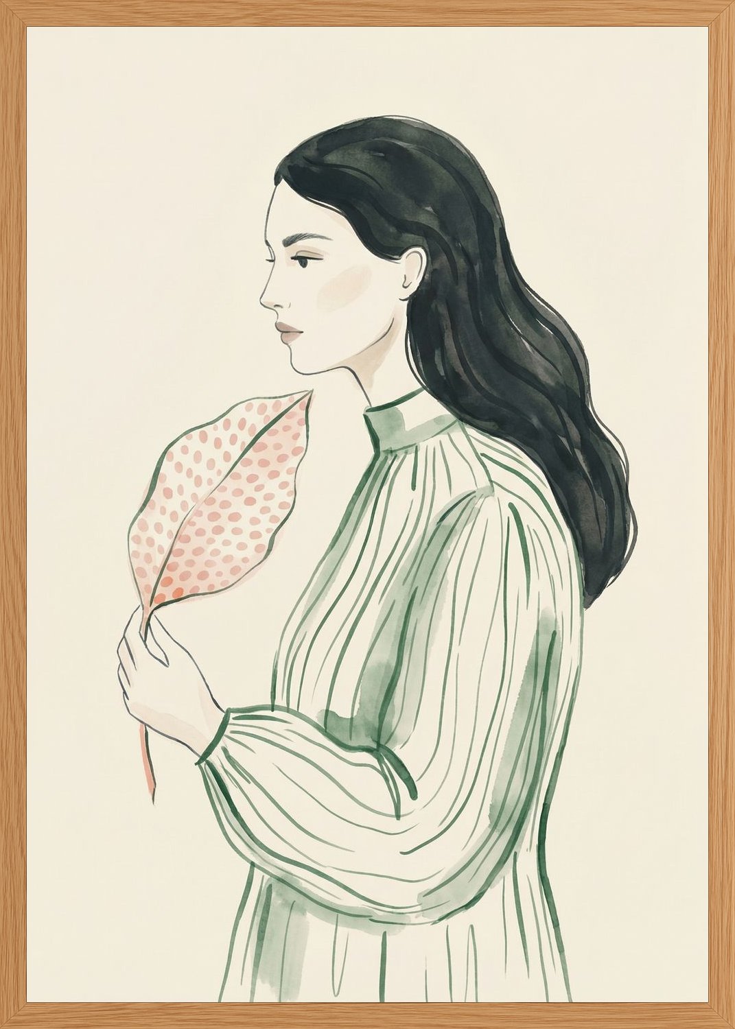 Poster in oak frame