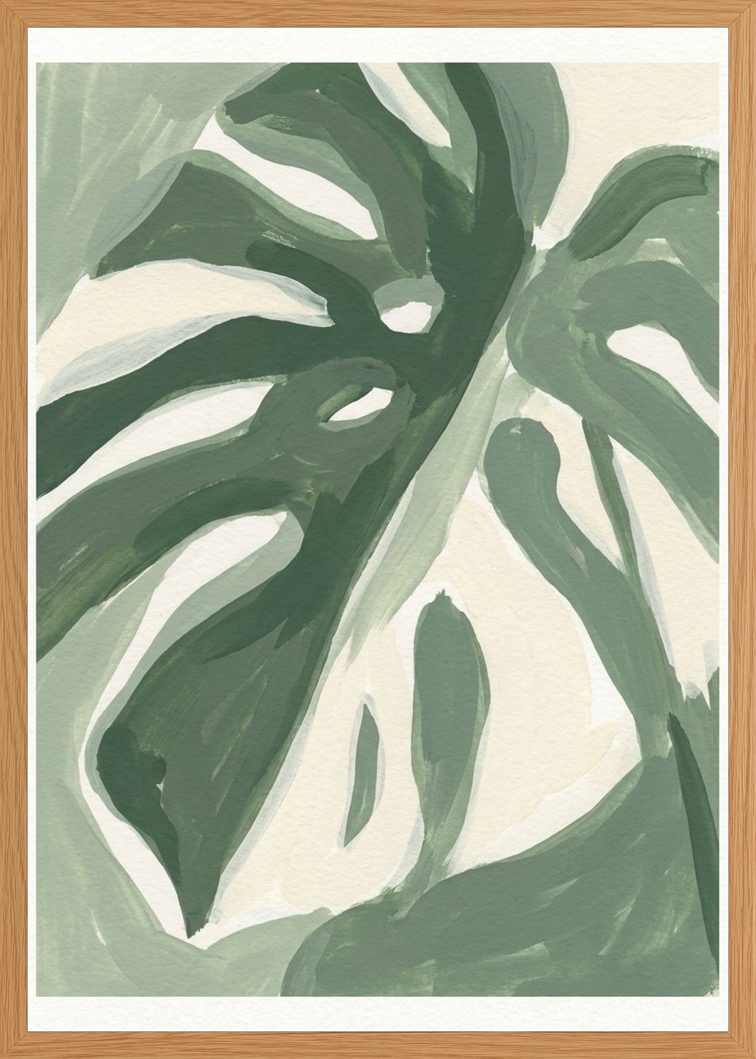 Poster in oak frame
