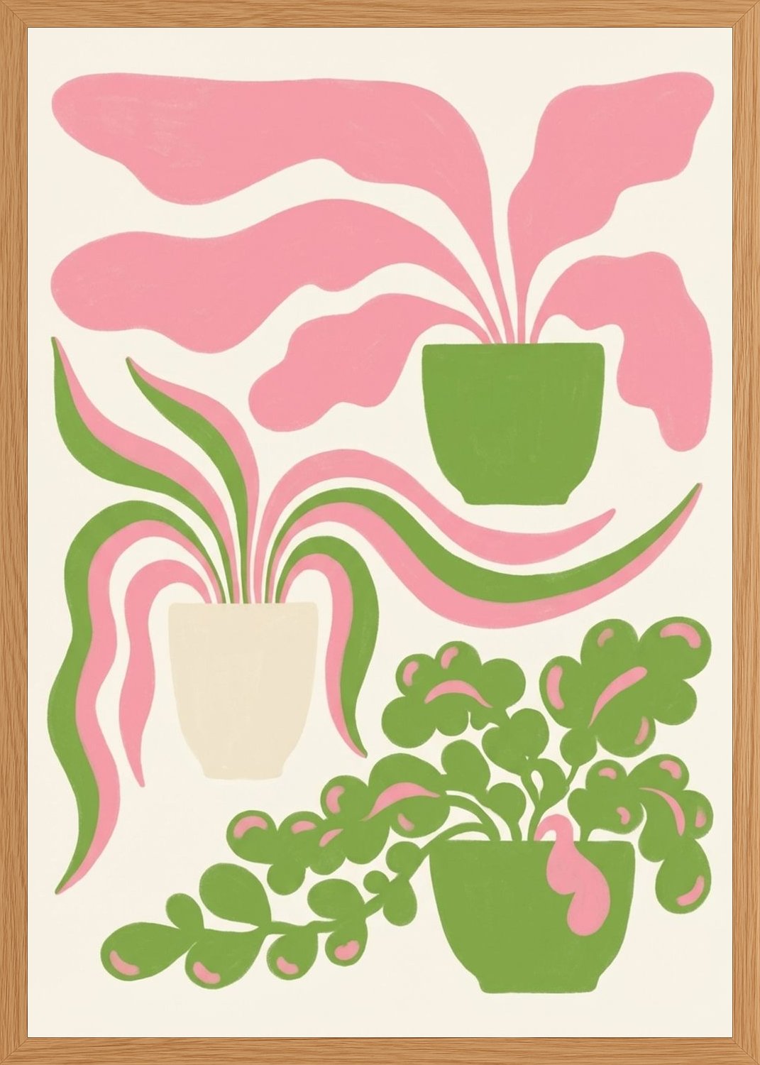 Poster in oak frame
