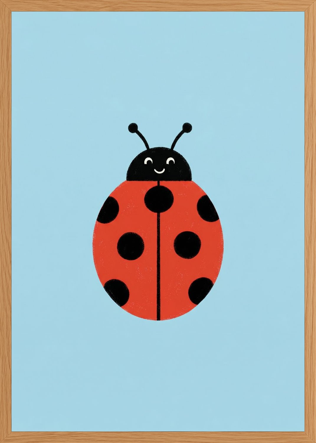 Poster in oak frame