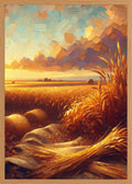 Poster in oak frame
