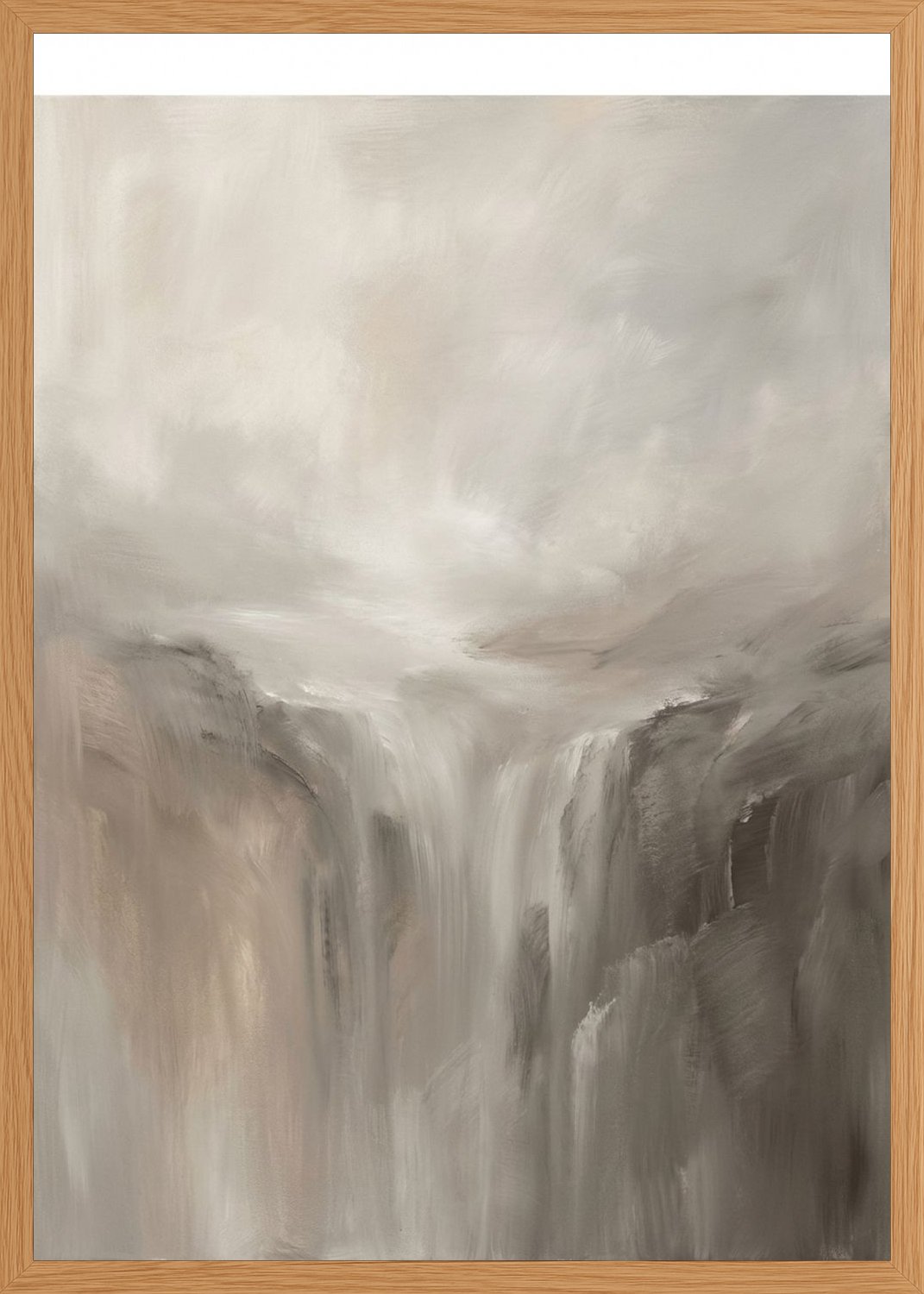 Poster in oak frame