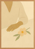 Poster in oak frame