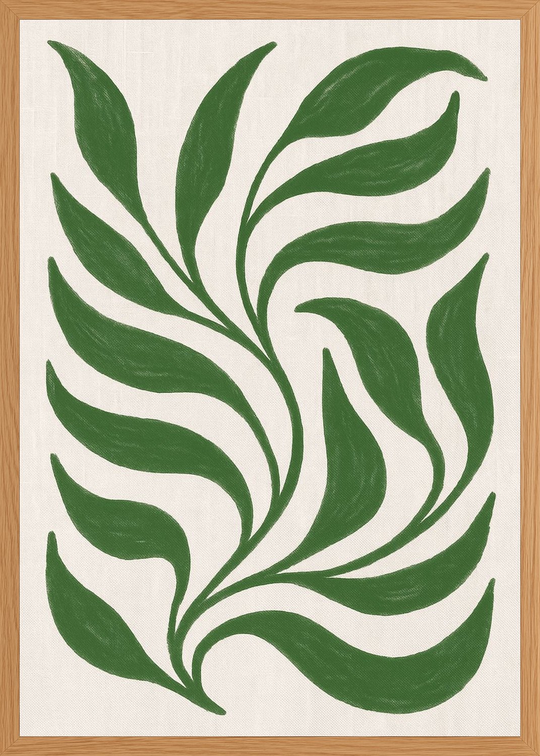 Poster in oak frame