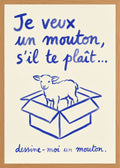 Poster in oak frame