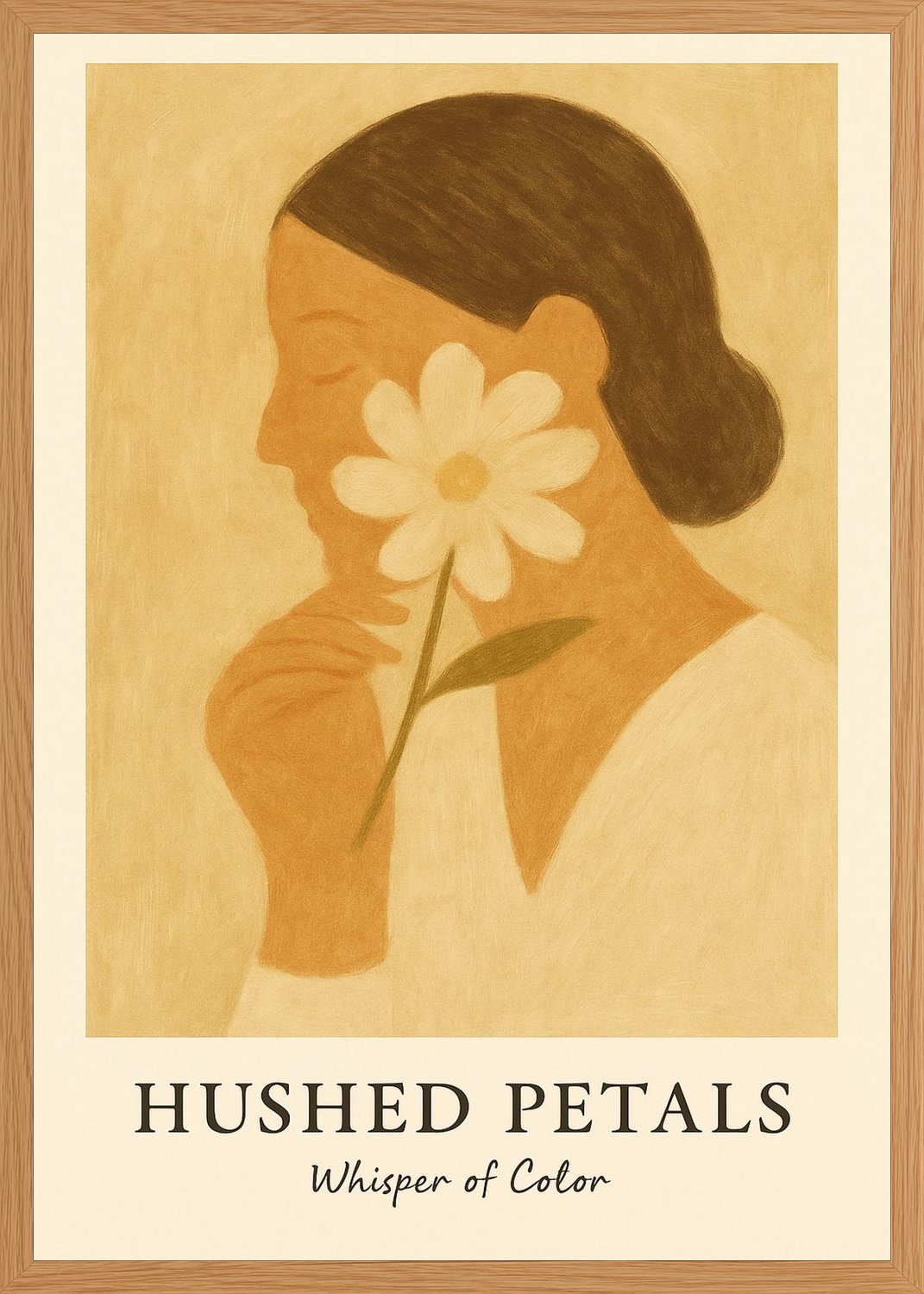 Poster in oak frame