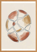 Poster in oak frame