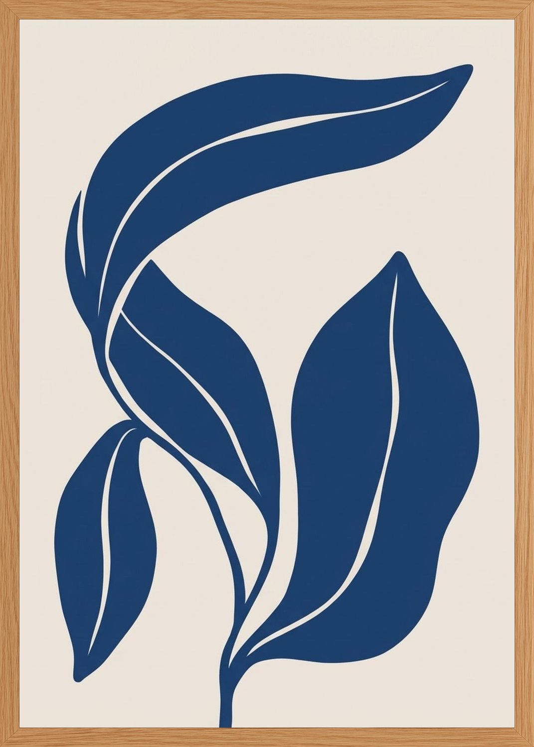 Poster in oak frame