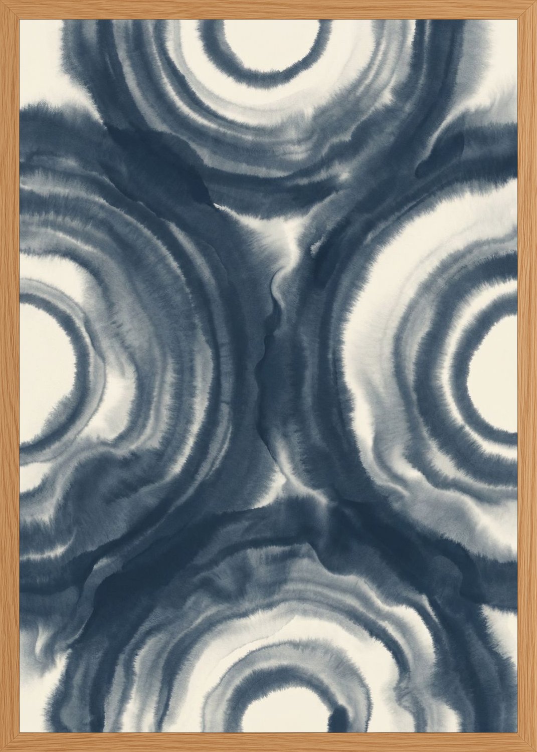 Poster in oak frame