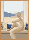 Poster in oak frame