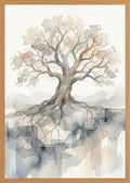 Poster in oak frame