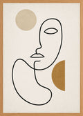 Poster in oak frame
