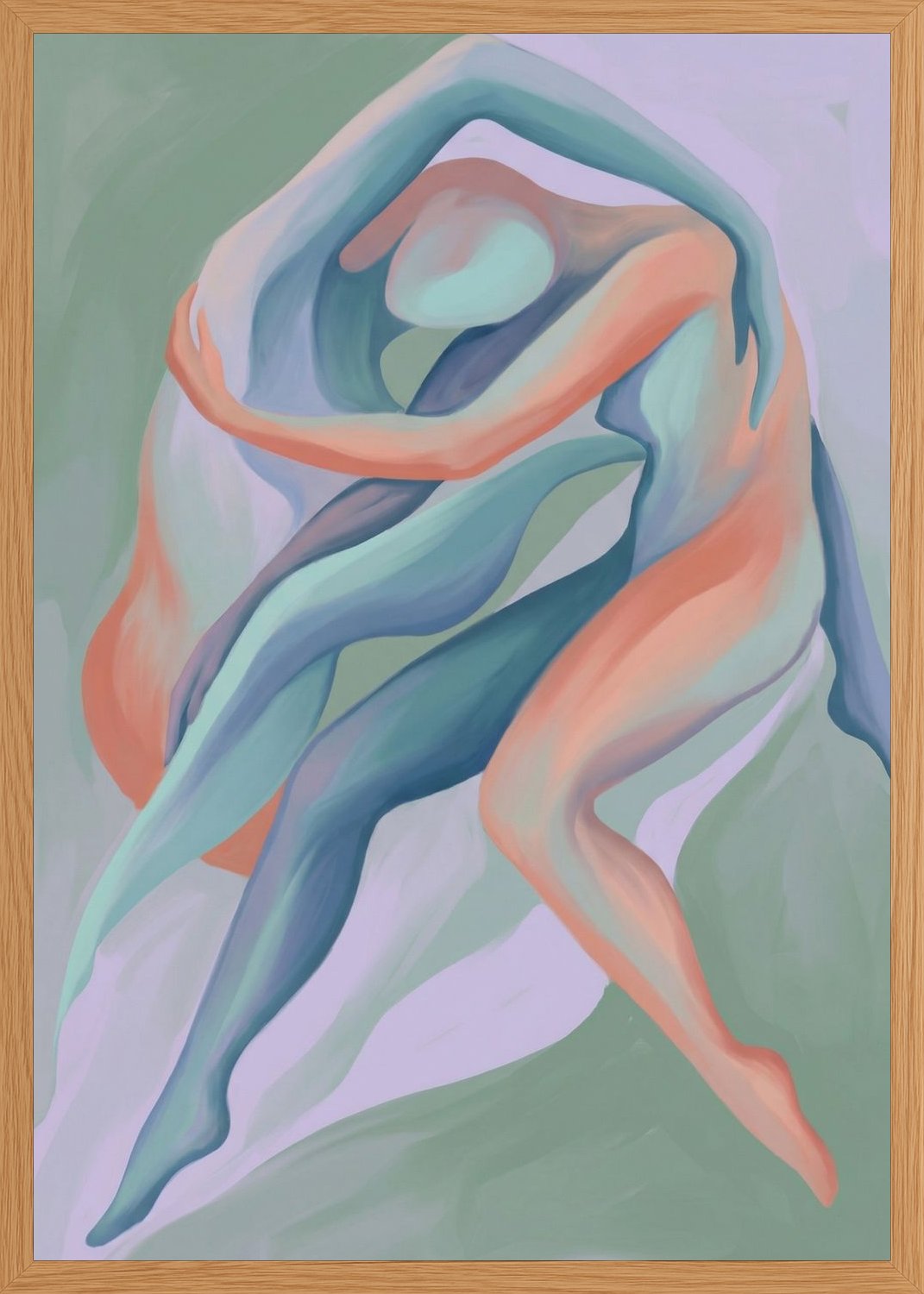 Poster in oak frame