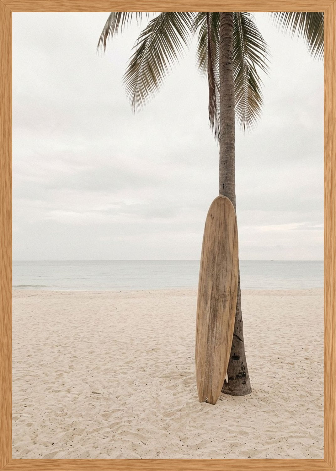 Poster in oak frame