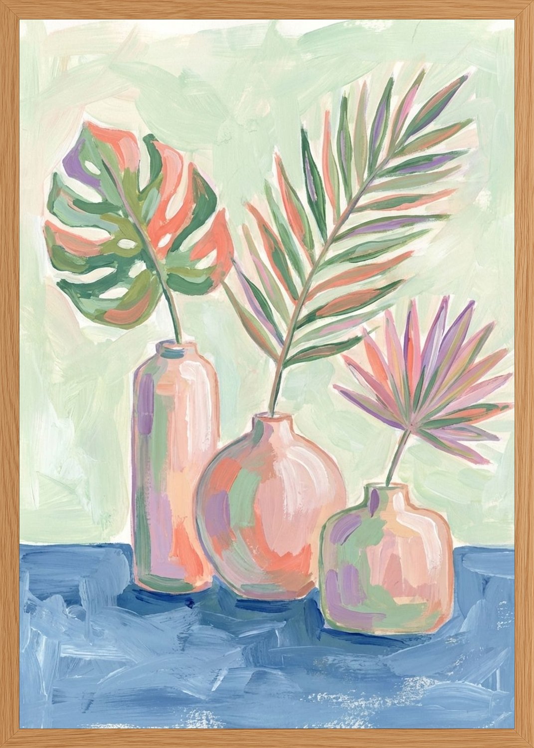 Poster in oak frame