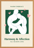 Poster in oak frame