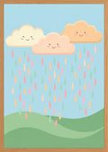 Poster in oak frame