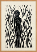 Poster in oak frame